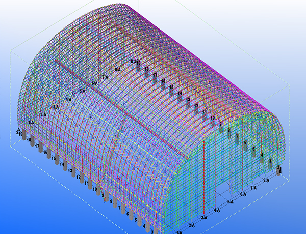 兰州新区热电干煤棚