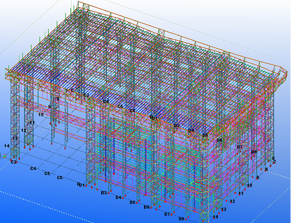 武汉市千子山循环经济产业园生活垃圾焚烧发电钢结构工程